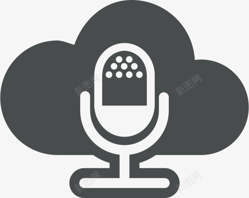 云云计算娱乐面试MIC麦克风多图标png_新图网 https://ixintu.com Cloud MIC cloud computing entertainment interview mic microphone multimedia 云 云计算 多媒体 娱乐 面试 麦克风