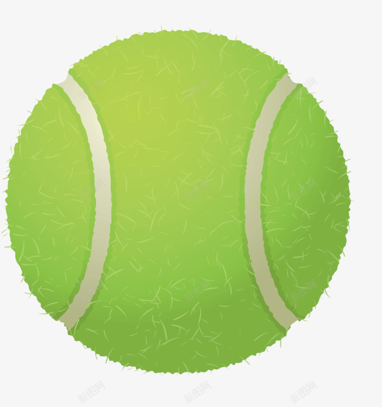 网球png免抠素材_新图网 https://ixintu.com 创意 卡通 娱乐 手绘 网球