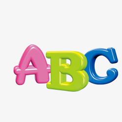 abc字体三维立体ABC字体高清图片