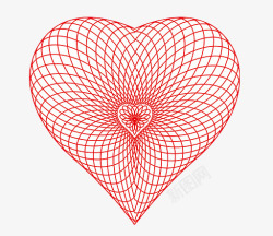 爱心捐助公益箱手绘红色爱心元素防伪红心高清图片