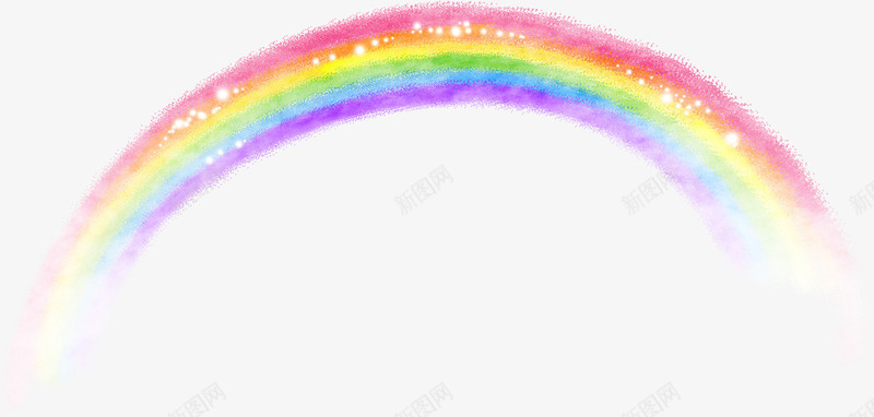 彩色手绘彩虹创意png免抠素材_新图网 https://ixintu.com 创意 彩色 彩虹