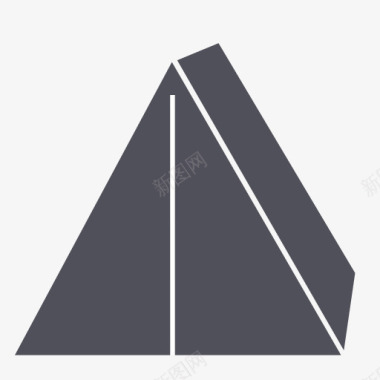 露营森林户外帐篷野生灰色应用类图标图标