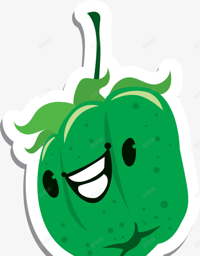 卡通蔬菜笑脸表情png免抠素材_新图网 https://ixintu.com 卡通 卡通蔬菜笑脸表情 笑脸 蔬菜 表情 青色