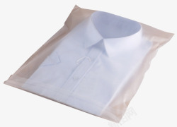 衣物包装袋磨砂透明自粘衣物整理袋高清图片