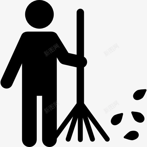 landkeeper图标png_新图网 https://ixintu.com 人 工作 耙 花园的园丁