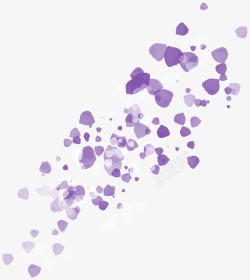 紫色动感动感花瓣高清图片
