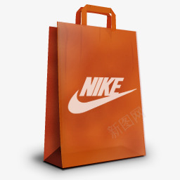 Nike纸袋图标图标