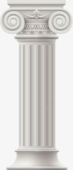 创意合成手绘石柱欧式罗马柱素材