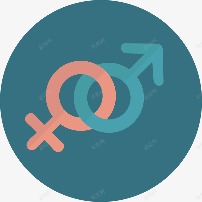 性别符号矢量图图标eps_新图网 https://ixintu.com 图标 女性符号 女生符号 性别符号 标识 男性符号 绿色 矢量图