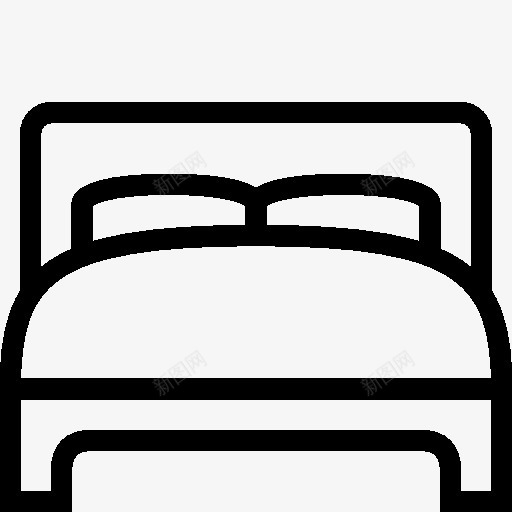 家庭床上图标png_新图网 https://ixintu.com bed household 家庭 床上
