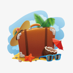 旅游度假矢量图素材