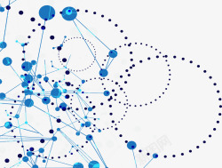 网状结构蓝色科技网络结构高清图片