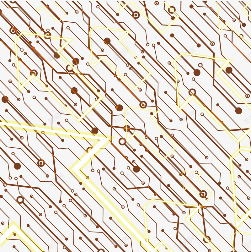 创意金色箭头电路科技纹路png免抠素材_新图网 https://ixintu.com 发光 微电路 技术 电路 科 科技 科技纹路 箭头 芯片 金色箭头 闪光 高科技