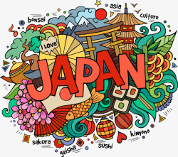 日本风桌面图标下载日本插画高清图片