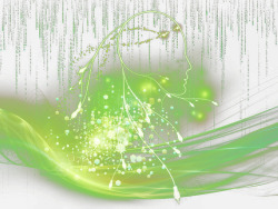 网络代码绿色炫光人物线条科技背景高清图片
