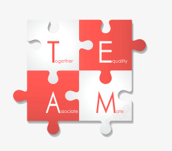 海报拼图素材创意招聘搭配图案TEAM团队字高清图片