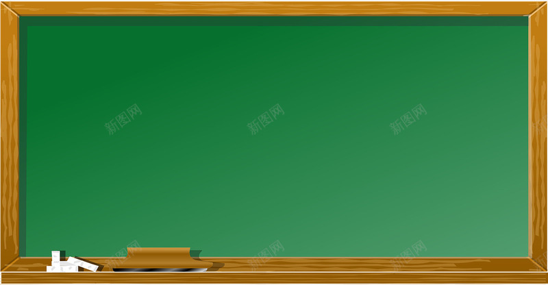 黑板开学季png免抠素材_新图网 https://ixintu.com 学校 教学用品 教师节 粉笔 绿色