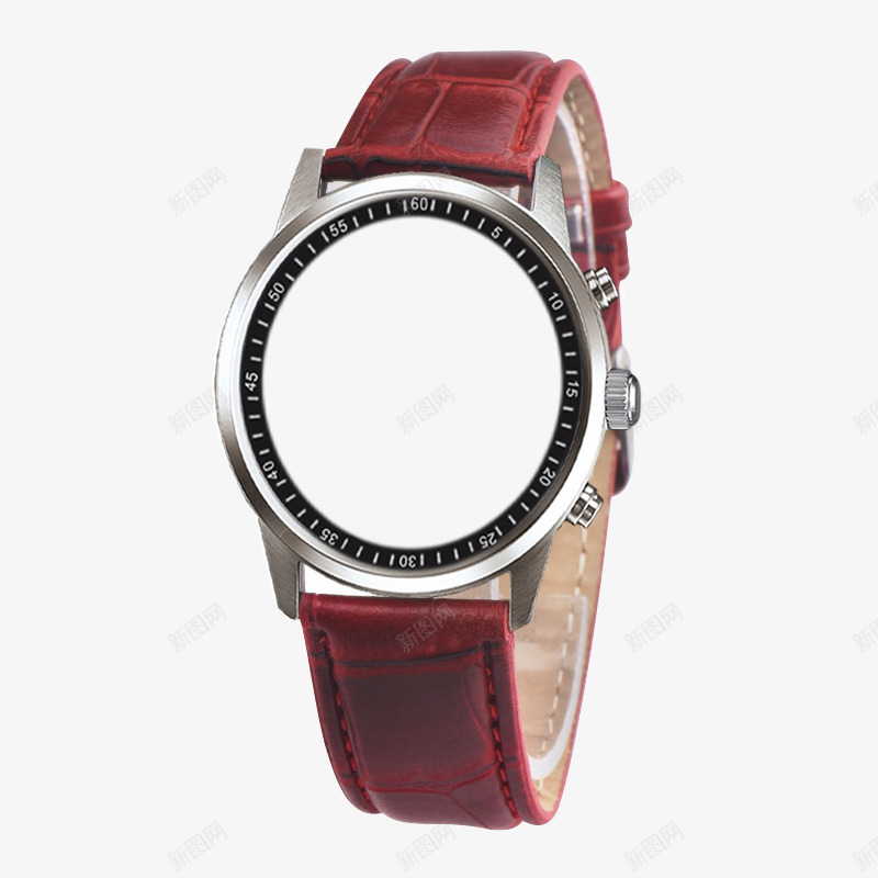 侧面皮带手表png免抠素材_新图网 https://ixintu.com 三眼手表 手表 皮带 红色手表