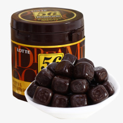 进口黑糖韩国巧克力糖高清图片