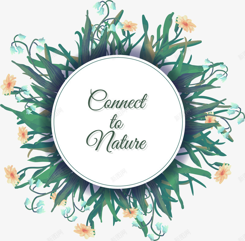 天然的标签png免抠素材_新图网 https://ixintu.com 手 手绘 标签 植物 植被 模板 水彩 油漆 画 自然