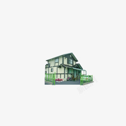 双层房屋乡村别墅高清图片