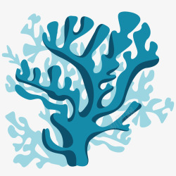 海底世界插画设计海底珊瑚插画高清图片
