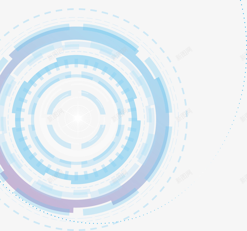抽象科技几何圆环png免抠素材_新图网 https://ixintu.com 几何 圆环 抽象 科技