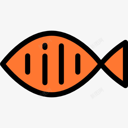 鱼图标png_新图网 https://ixintu.com 动物 肉 肉类 超市 食品 食品和餐厅 鱼 鱼类