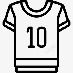 橄榄服装美式足球球衣图标高清图片