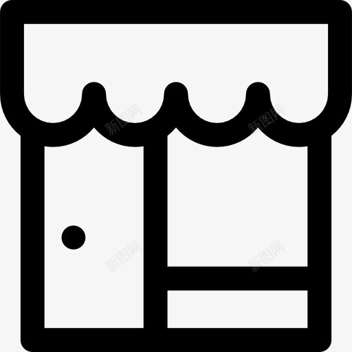 店图标png_新图网 https://ixintu.com 店 建筑 超市 销售