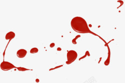 飞溅的红色液体海报背景七夕情人节素材