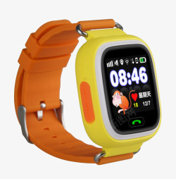 儿童定位黄色G32儿童定位手表高清图片