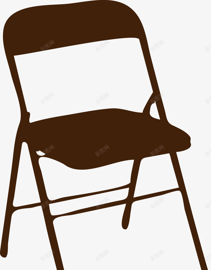 可折叠椅子剪影矢量图eps免抠素材_新图网 https://ixintu.com 折叠 椅子 椅子矢量 矢量剪影 矢量图