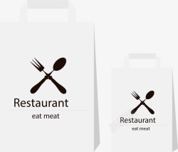 餐厅vi矢量素材餐厅纸袋矢量图高清图片
