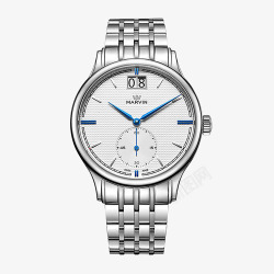 纪念版摩纹瑞士钢带手表高清图片