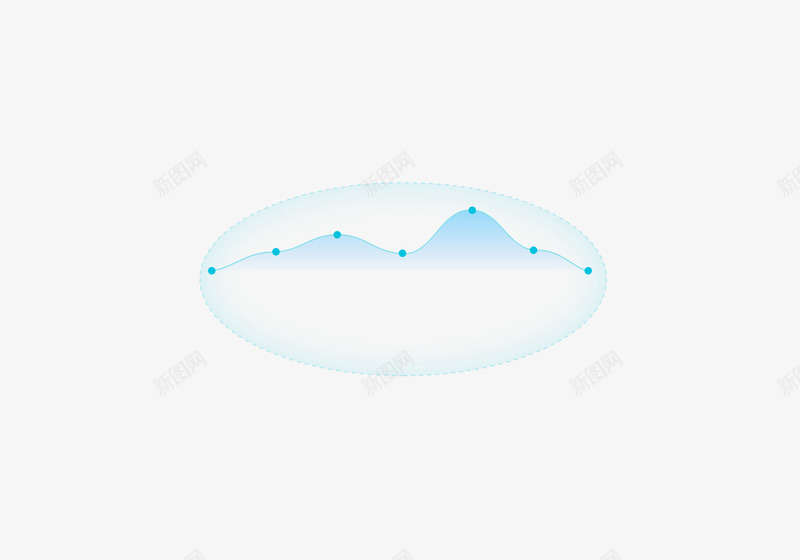 蓝色科技大山装饰png免抠素材_新图网 https://ixintu.com 大山 科技 蓝色 装饰