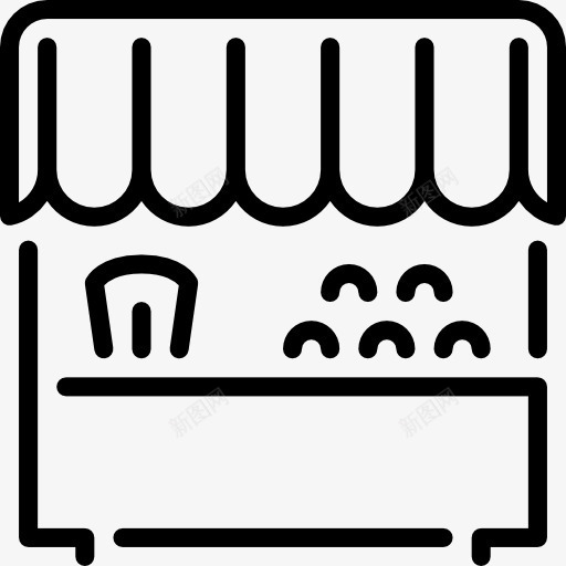市场图标png_新图网 https://ixintu.com 商务和购物 商店 市场 建筑物 网上商店 购物 超市