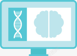 电脑屏幕人工智能矢量图素材