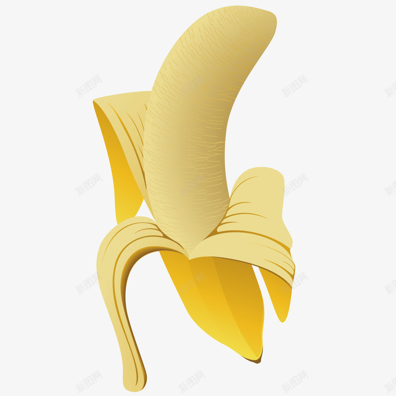 水果大合集矢量图eps免抠素材_新图网 https://ixintu.com 剥开的香蕉 香甜好吃的手绘香蕉图片 香蕉 黄色的香蕉 矢量图