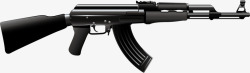 黑色AK47素材