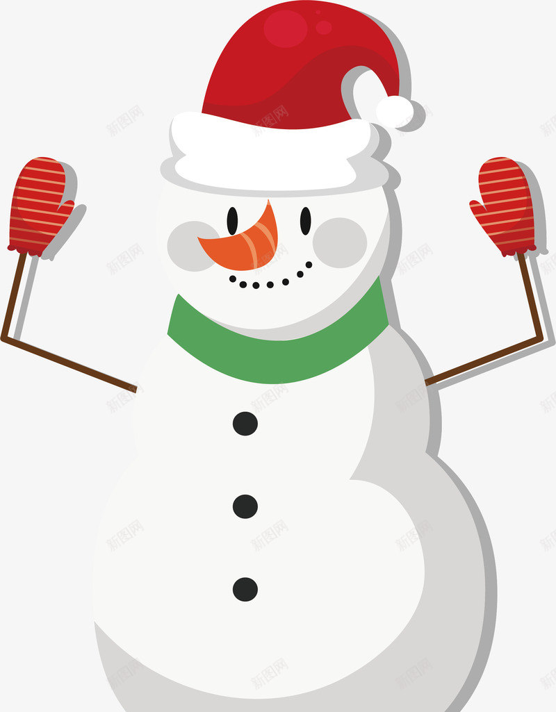 带着圣诞帽的雪人矢量图ai免抠素材_新图网 https://ixintu.com 冬天雪人 圣诞帽 圣诞节 带着圣诞帽 矢量png 雪人 矢量图