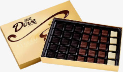 巧克力礼盒素材德芙巧克力礼盒七夕情人节高清图片
