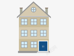 房屋建筑矢量图素材