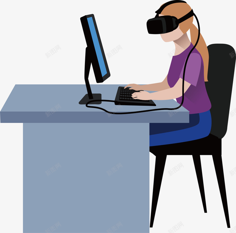 正在体验VR的人物合集矢量图ai免抠素材_新图网 https://ixintu.com VR世界 VR体验 VR眼镜 VR虚拟现实 VR设备 人物形象 可穿戴技术 星空 矢量图 虚拟现实 高科技
