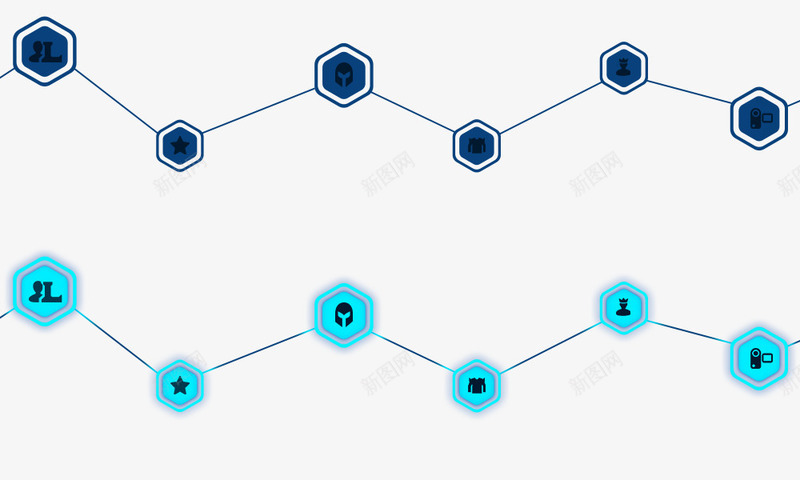 科技感圆形之间的线性连接png免抠素材_新图网 https://ixintu.com 科技感圆形之间的线性连接 蓝色