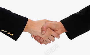 商务男女握手png免抠素材_新图网 https://ixintu.com 共赢 友好 合作 商务人士 握手