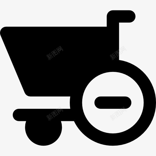 购物车图标png_新图网 https://ixintu.com 商务车 移除 网上商店 购物商店 超市购物车
