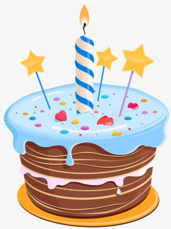 生日party卡通生日蛋糕高清图片