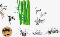 竹子素材大集合竹子大集合矢量图高清图片