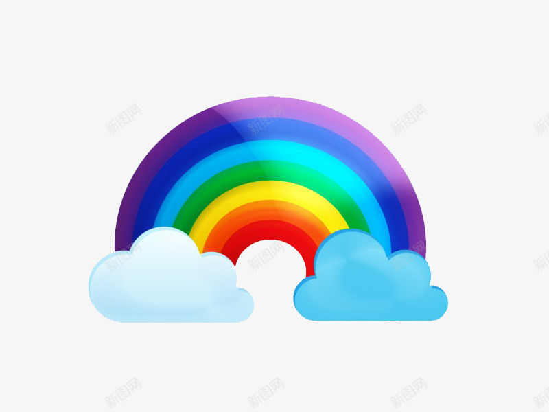 彩绘和云png免抠素材_新图网 https://ixintu.com png素材 云 卡通彩虹 彩绘